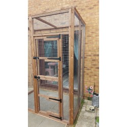 The Skytrail Shelter – 6ft x 4ft x 9ft Tall Outdoor Catio ☁️🐾🌇